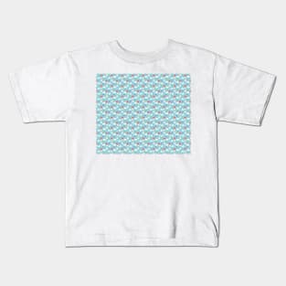 Rainbow Butterfly Turtles Pattern Kids T-Shirt